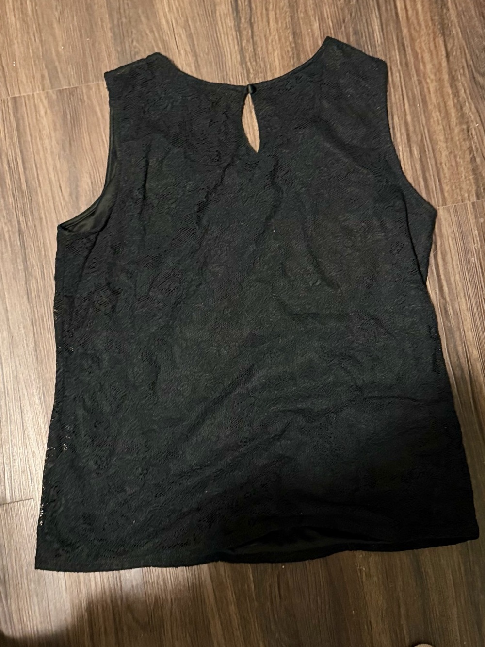 Kenneth Cole Black Lace Sleeveless top